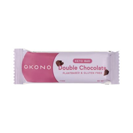 okono baton keto podwójna czekolada bez cukru i baton bezglutenowa