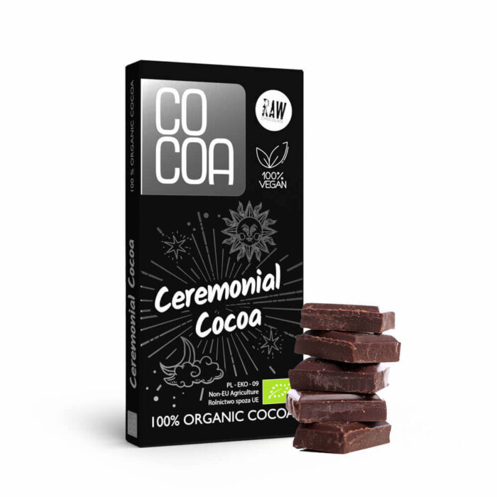 COCOA KETO Czekolada Ceremonialne 100% Kakoa 50g - obrazek 3