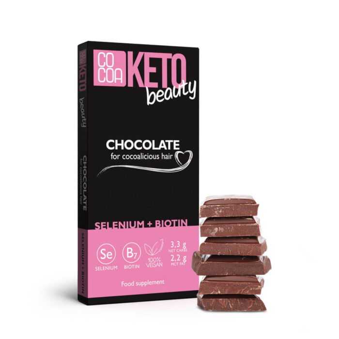 COCOA KETO Czekolada Na Włosy 40g - obrazek 3