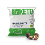 COCOA KETO Orzechy Laskowe w Czekoladzie Kokosowej 70g - obrazek 3