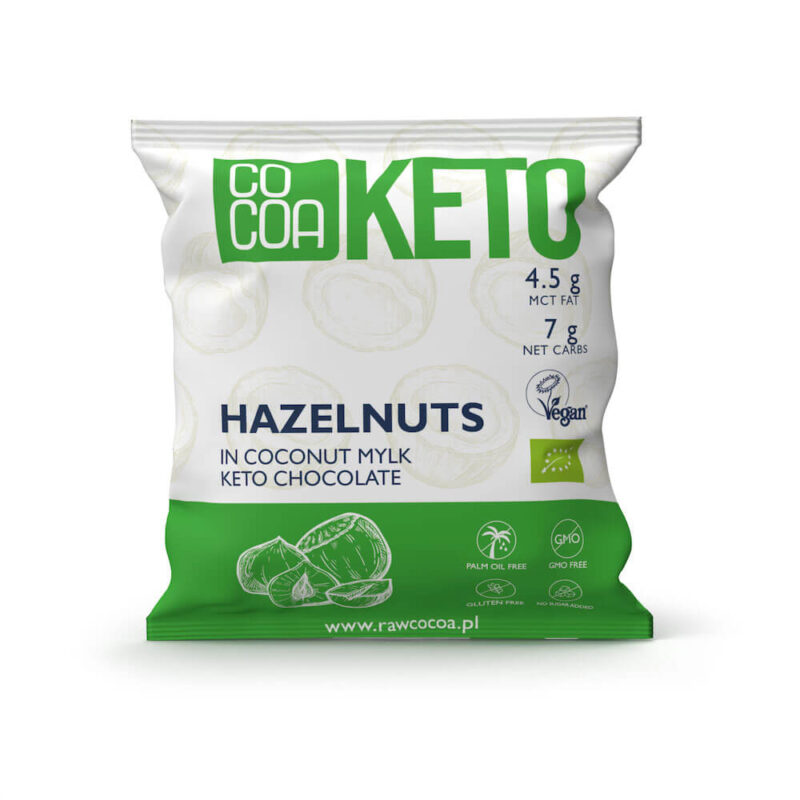 "Cocoa Keto","bez cukru","Bez laktozy", "Czekolada Kokosowa", "Wegańskie"