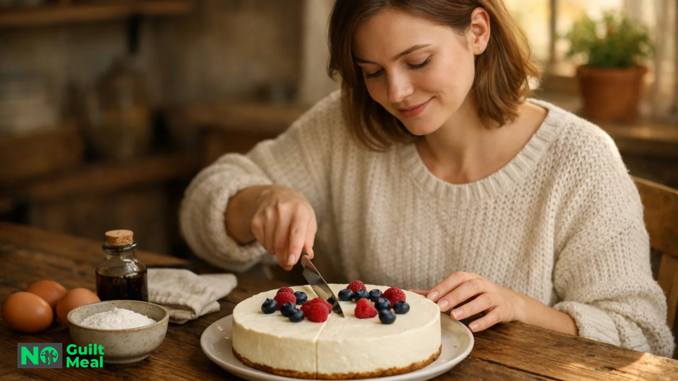 sernik bez cukru przepis